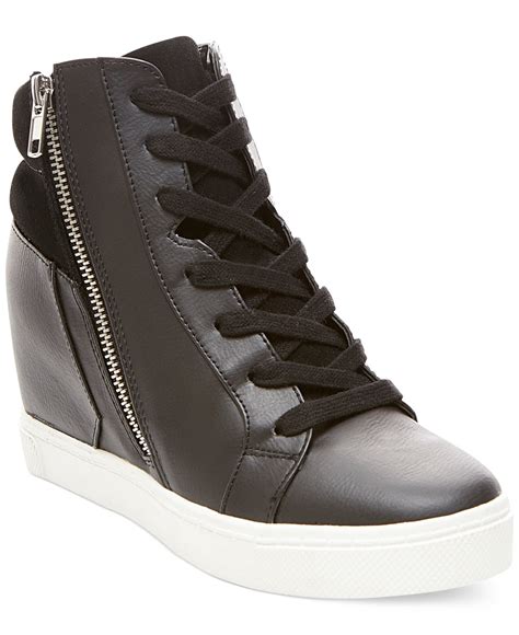 high top wedge sneakers